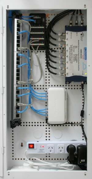 Franklin Aerial & Satellite - Patch Panel Installation